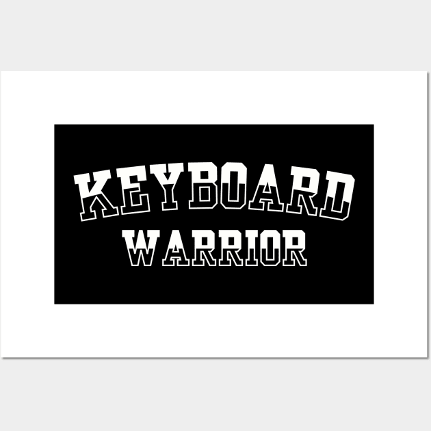 Keyboard Warrior Wall Art by Lasso Print